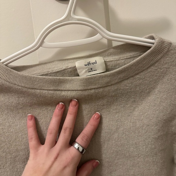 Wilfred - Cropped Tie Sleeve Sweater - Medium - Picture 3 of 4